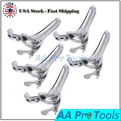 5 Pcs PEDERSON VAGINAL SPECULUM Size-Large Ob/Gynecology Hospital Medical Use