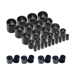 Vinyl PVC Rubber Round End Cap Thread Cover Steel Pipe Plastic Tube Protect HC