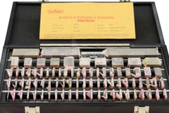 SHARS 81 PC GRADE B SQUARE STEEL GAGE BLOCK SET W/ USA NIST CERT NEW L}
