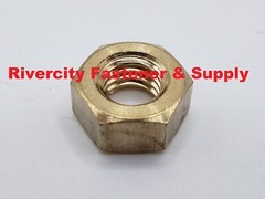M12-1.75 Brass Hex Nut M12 x 1.75 Nuts 12mm x 1.75 Coarse Thread M12x1.75