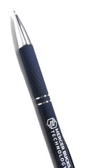 10 Misprint Metal Soft Touch Cross-Grip Retractable Click Pens NAVY BLUE PEN LOT