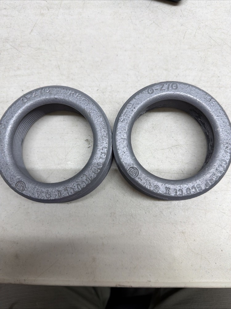 O Z Gedney 4“ X 3” Reducing Bushing Iron, Lot Of 2