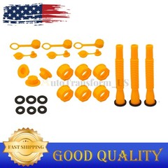 3x Replacement Gas Can Vent Spout Nozzle Kit For Old Style Cap7 Plastic Gas Cans