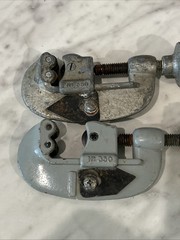 Lot Of 2: SUPERIOR TOOL Metal / PVC Tube Cutter 1/8″ To 1-1/8″ USA #350