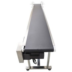 110V Industrial PVC Belt Conveyor for Industrial Transport System 118”x7.8″