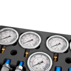 Hydraulic Pressure Test Kit w/5 Gauges(150 1500 4000 6000 10000PSI)for Excavator