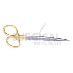 2 T/C IRIS MICRO SURGICAL SCISSORS STRAIGHT+CURVED German Grade