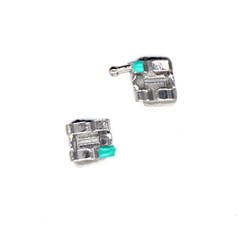 10×Dental 20Pcs/kit Orthodontic Mental Bracket Brace Mini Roth Slot 022 3Hooks
