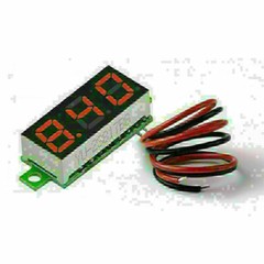 Mini DC 30V 2 Wire LED Digital Tube Display Panel Volt Meter Voltage Voltmeter#