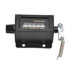 New Bale Counter Glass Mirror Design 5 Digit Counting Mechanical Counter Reset
