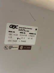 GBC 4120 12 INCH LAMINATOR 115V LAMINATING MACHINE TESTED