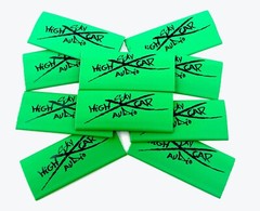 (10) 4 or 8 Gauge GREEN 3/8″ x 2″ Heat Shrink Tube 4 Ring Terminals GA Tubing