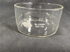KIMBLE KIMAX 340mL 100 x 50mm Glass Crystallization Dish 23000-10050