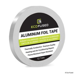 0.5 Inch x 27 Yards Aluminum Foil Tape – Heat Reflective, Moisture Resistant