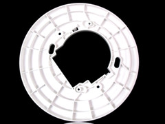 System Sensor TRC2W Plain White Paintable Ceiling Trim Ring Mount TRC-2W, 7051