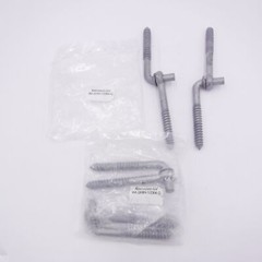 4 Pack 1/2″ x 4″ Galvanized Screw Hook & Eye Hinge NW38603-GV