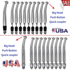 1-10 Dental High Speed Handpiece Big Head & 4-Hole Quick Coupling for KaV/NSK