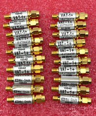 MINI-CIRCUITS 1 dB ATTENUATOR VAT-1+ FXD SS SMA 50 OHM 6 GHz (LOT of 20)