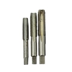 Lot of 3 Straight Flute Taps Champion 9/16in-18 NF HSS USA , 5/8in-11 NC GH3