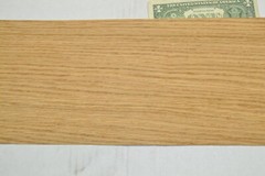 White Oak Wood Veneer Sheet 7 x 30 inches 1/42nd thick L2307-27