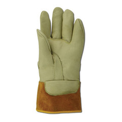 Powermaster 12″ High Voltage Leather Protector Gloves, 1 Pair, Size 9/Large (606