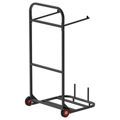 Folding Chair Rack Cart for 10 Chairs of 100 LBS Push-Style Chair Dolly