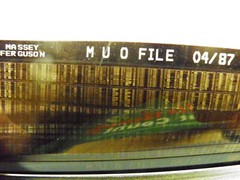 MASSEY TOTAL PARTS GUIDE MUO FILE MICRO FICHE MID 1990’S