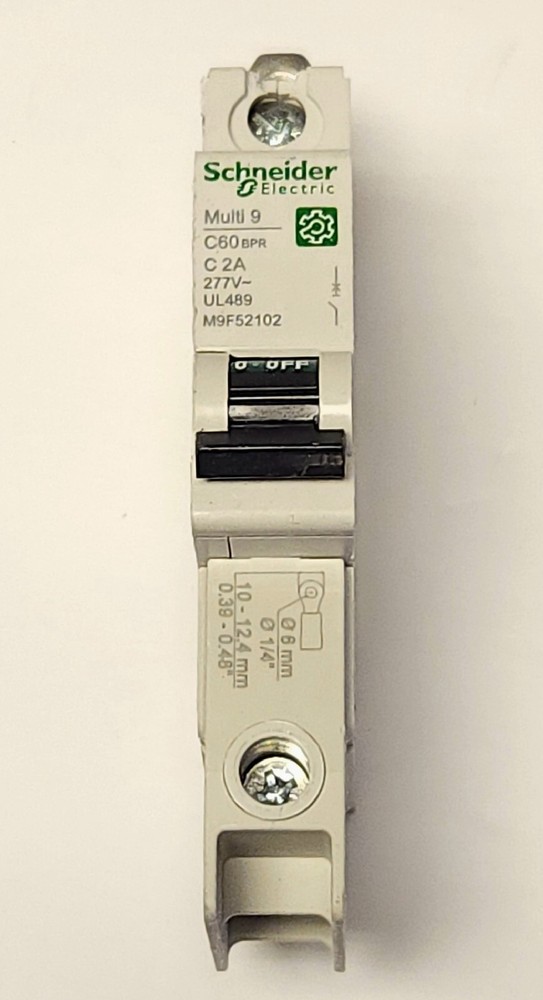 SCHNEIDER ELECTRIC Multi 9 C60 BPR C2A 277 VAC UL489 M9F52102