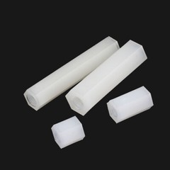 M2 M2.5 M3 M4 M5 White Nylon Plastic Hex Spacer Standoff Pillar Female Screws