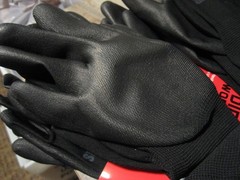 10 Pair Simoniz Multi-Purpose Dipped Work Gloves – Full Finger Black – Size L