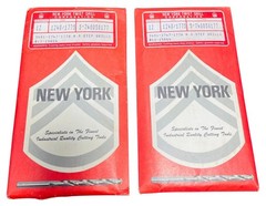 Lot of 24 New York Twist Drill HSS Step Drills 3491-2747-177A – Made in USA