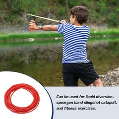 13 Ft(4M) Latex Rubber Tubing, 1/16″(1.8mm)ID 3/16″(4.2mm)OD, Red