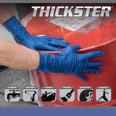 Safety 6604-20 Thickster -Latex Disposable Glove, X-Large, Pack of 50