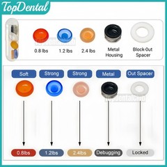 USA 2Kit Dental Overdenture Locator Abutments Retention Caps Implant Insert Tool