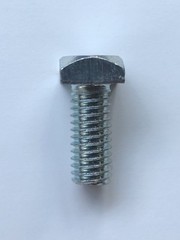 (25) 3/8-16 X 7/8” Square Head Machine Bolt Screw Zinc 9/16” Head 3/8” X 7/8”