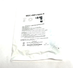 Mencom MDC-4MP-FW09-R Cable Connector M12 Plug, 4 Pole, Male Right Angle, PG 9