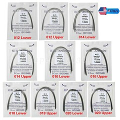 10pcs/pk Dental Orthodontic Niti Arch Wire Round Ovoid Form all size option st