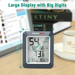 ThermoPro TP50W Digital Indoor Hygrometer Thermometer Room Temperature Humidity