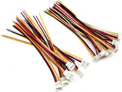 10 Pairs JST 1.25Mm 4 Pin Micro Electrical Male and Female Connector Plug with 1