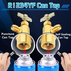 R1234YF Can Tap, R1234YF Self-Sealing and Puncture Style Refrigerant Can Tap Val