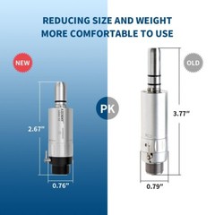 AZDENT Dental Slow Low Speed Air Motor Handpiece External Water Spray 2 Hole USA