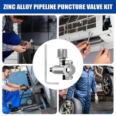 2x Fridge Bullet Piercing Valve For Copper Pipe 1/4 /, 5/16 , 3/8, Refrigeration