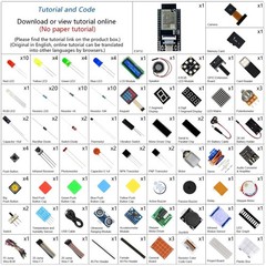 32-bit Microcontroller Starter Kit, 240MHz, Camera WiFi+BT