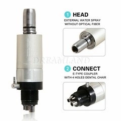 2x NSK Style Dental Slow Low Speed Air Motor Handpiece 4 Holes YX FX205 type USA