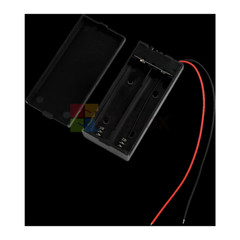 3.7V 2 x18650 Battery Holder Box Storage Case Parallel Battery Holder With Cable