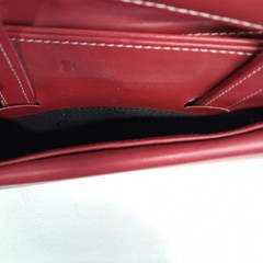 FRANKLIN COVEY Red 7 Ring Planner Binder With Handles Full Zip Read