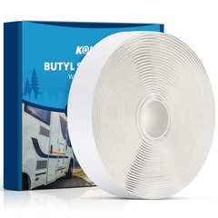 Kohree Butyl Tape White 1 Pack, 1/8″ x 3/4″ x 30 1/8-Inch x 3/4-Inch,