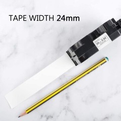 50PK 24mm Tz 251 TZe251 Black on White Label Tape For Brother P-touch PT2730