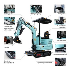 Brand New 2.5Ton KUBOTA EPA Diesel Mini Excavator Side Swing Expand Track Pilot