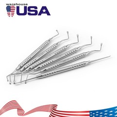 Dental Spoon Excavator Restorative Alveolar Socket Curette Double Ended